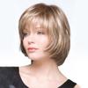 Women Fashion Blonde High Temperature Fiber Ladies Short Straight Hair Wig Hairpiece Wig Natural Hair