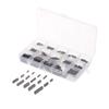 140 Pcs 0.31-1.18'' Parallel Drive Shaft Keys Round Ended Feather for Key Assortment Set for Shaft Type Fastening Connec