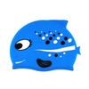 Children's Cute Cartoon Fish Silicone Swim Cap - Unisex, Comfortable, Ear Protection, Non-Tight, Ideal for Swimming Training
