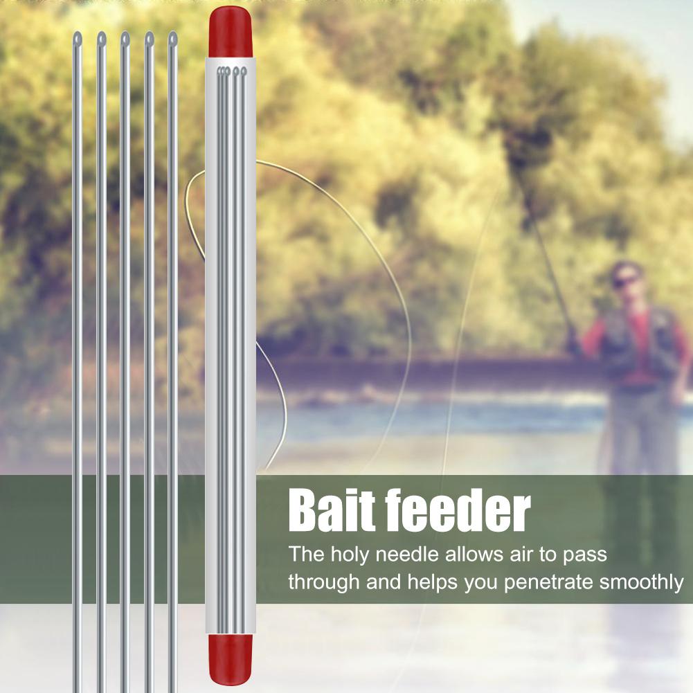5pcs Earthworm Fishing Worm Penetrating Baiting Portable Tools Hook Fishing Worm Penetrating Driller