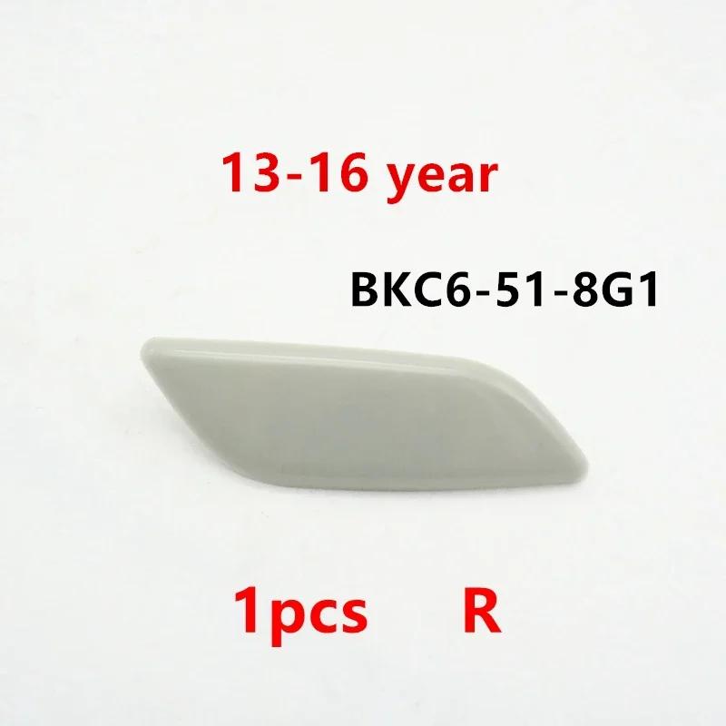 Car Unpainted Headlight Headlamp Washer Nozzle Jet Cover Cleaning Cap For Mazda 3 M3 Axela BK BL 2003-2008-2009-2012-2013-2016