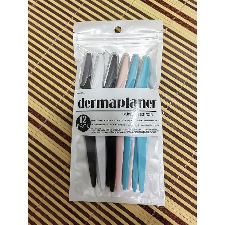 

Бритва для дермапланування для жінок чоловіків Бритви для брів Інструмент для дермапланування для обличчя Голівка для гоління волосся вдома Лезо Тример Мікроблейди Видалювач пушкового волосся мікро