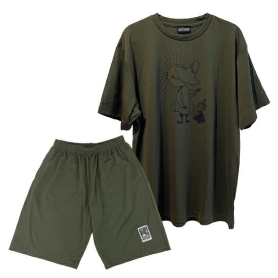 

Moomin Little My & Snufkin Relax Dry Set Olive