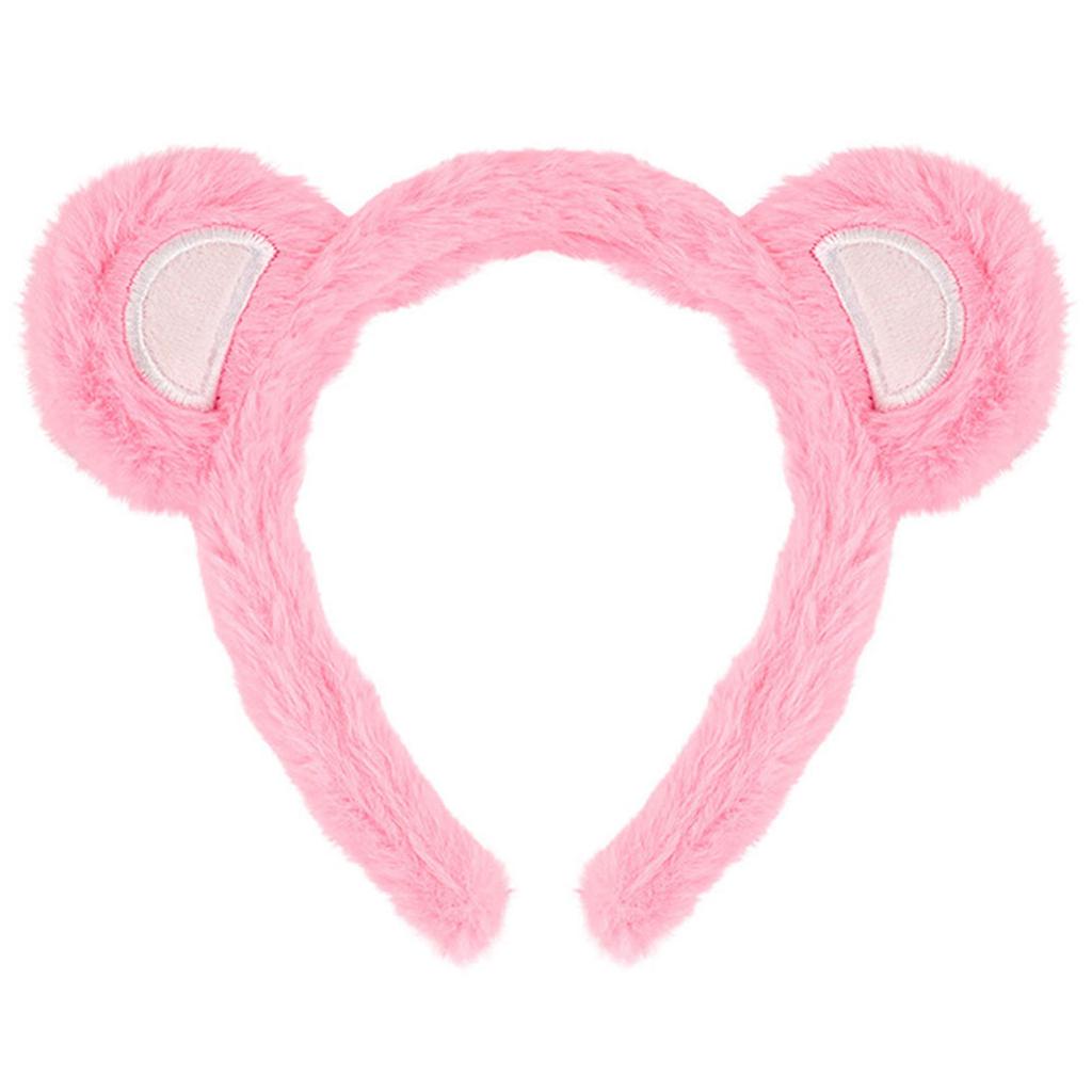 Furry Bear Ear Headband With Adjustable Design For Kids And Women Soft Plush Hair Accessory For Daily Use Or Parties