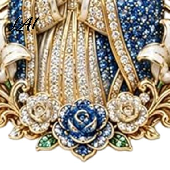 Confirmation Decoration Pin Sacred Heart of Jesus Brooch Souvenir Christian Faith Accessory with Enamel Brooch Pin Catholic Lapel Inspirational Gift