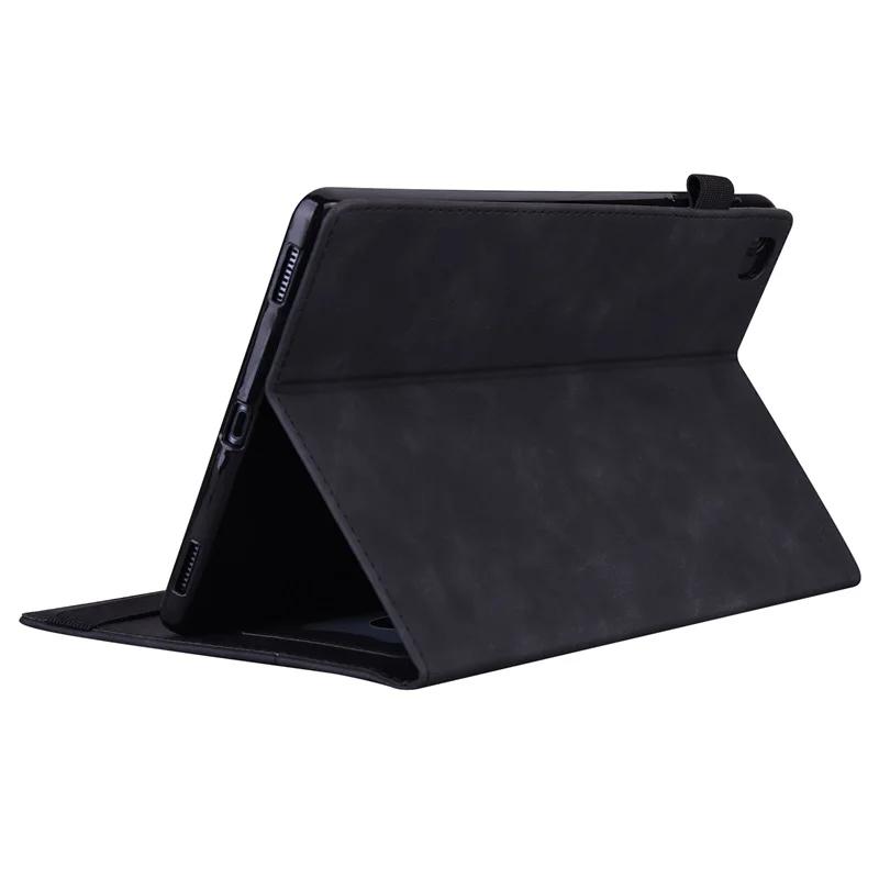 Folio PU Leather Business Wallet Cover for Funda Lenovo Tab M8 4th Gen 8" Tablet Case TB301FU TB300FU TB300XU TPU Back Coque