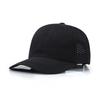 Custom Print 3D Logo Waterproof Laser Cut Hole Perforated Hat 6 Panels Performance Hat Baseball Cap Blank Unisex Hydro Hat