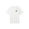SB T-Shirts Herren Weiß Rundhals Mäßig Gerader Schnitt DV2679-100