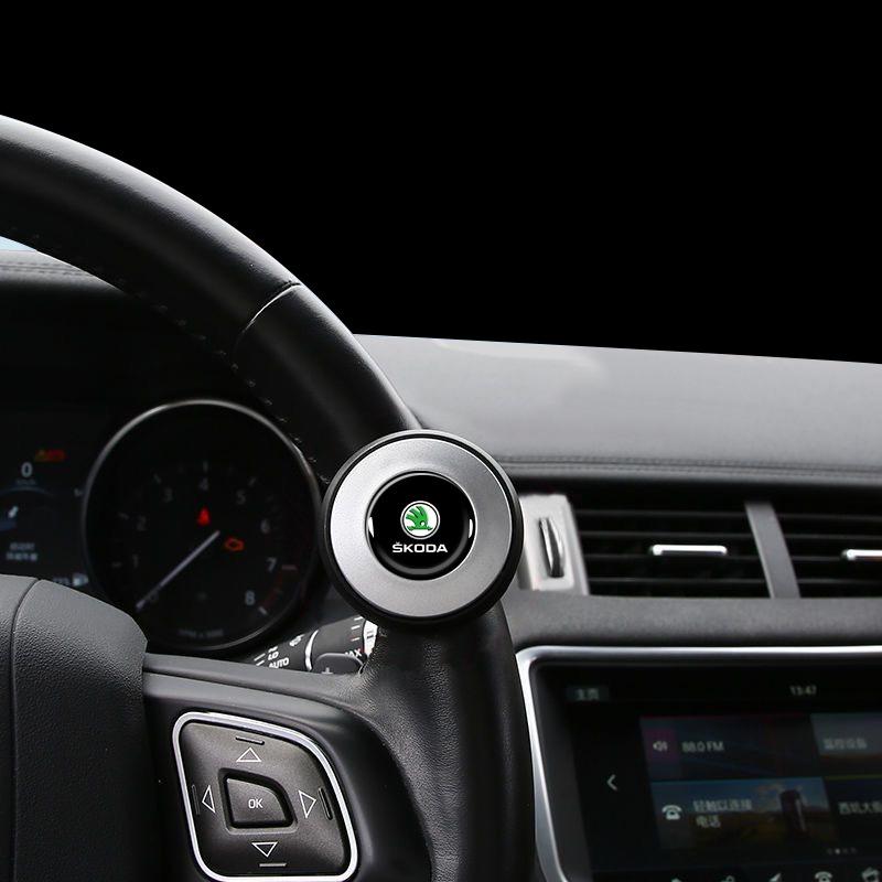 Universal Car Steering Wheel Booster Ball Labor Saving Turning Car Styling for Skoda SCALA Superb Octavia 2 3 A4 A5 Fabia Kamiq Kapoq Kodiaq Rapid
