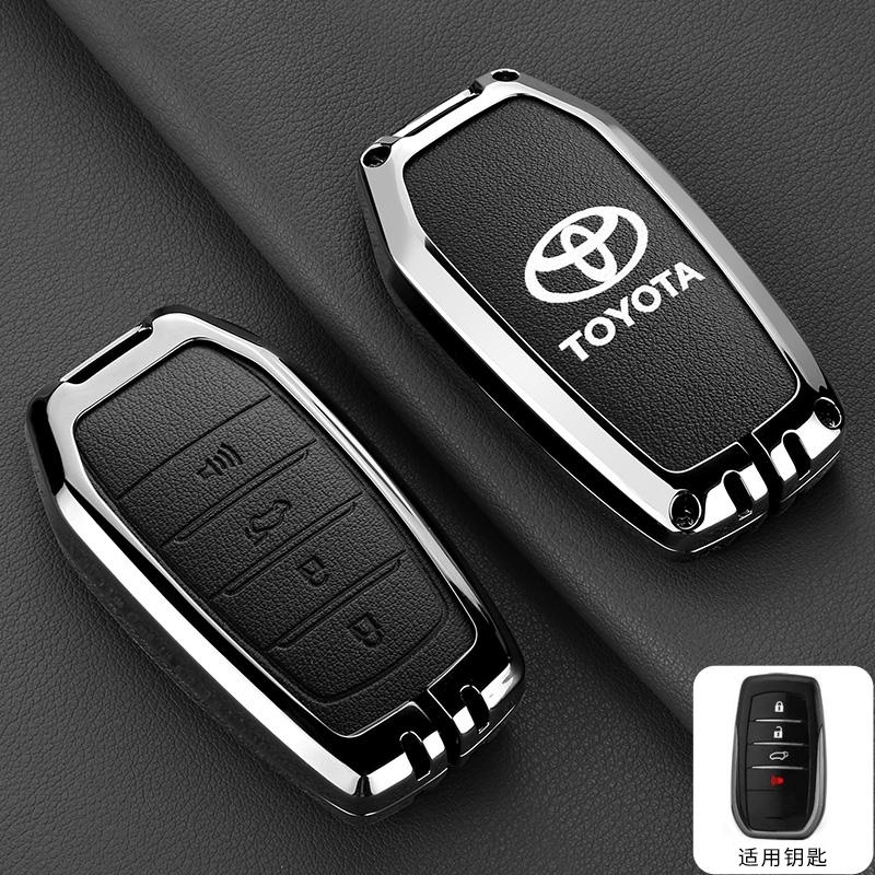 

Car Key Case Cover Bag For Toyota Tacoma Fortuner Corolla Venza Grand Highlander RAV4 XSE Prime Land Cruiser Hilux 2023 2024