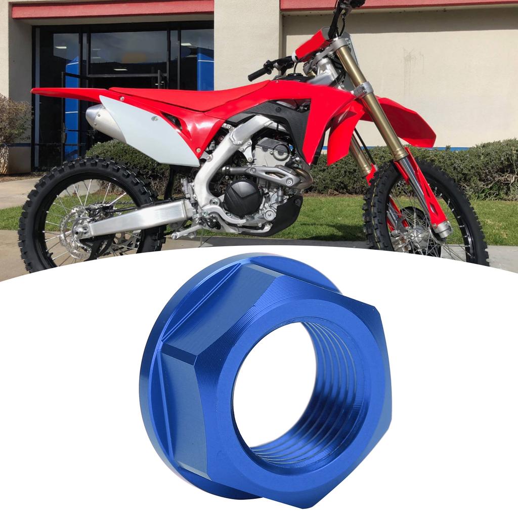 Motorcycle Front Wheel Axle Screw Nut M16x1.5 Replacement for CRF250RCelsiusCRF450RCelsiusCRF250