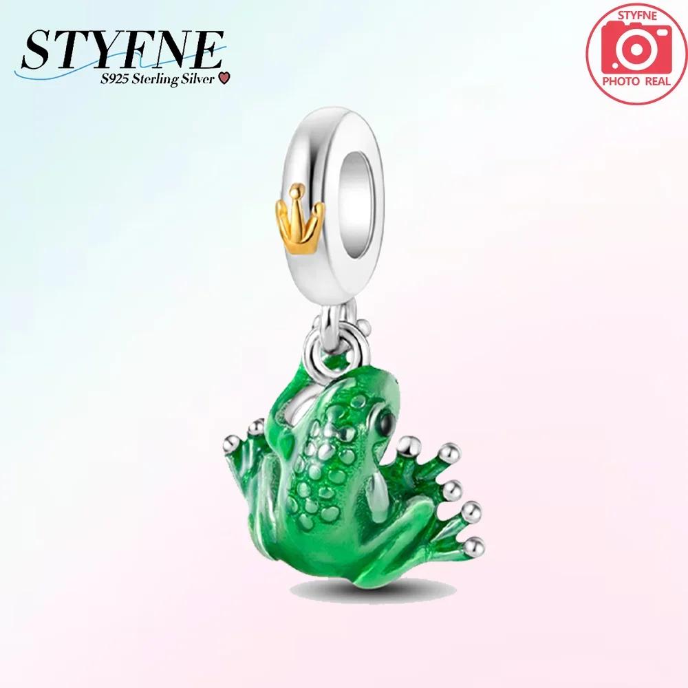 Charms Copper Original Elephant Colorful Peacock Bee Frog Beads Fit Bracelet Women Jewelry Diy Fine Gift Accessory