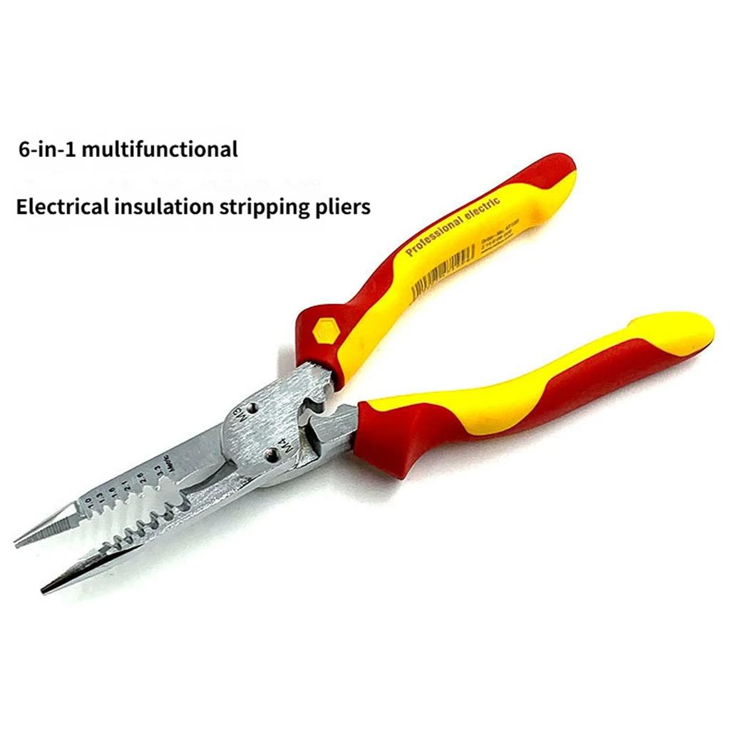Multifunctional Wire Stripper Electrician Special Industrial Wire Splitters Stripping and Wire Cutting Pliers