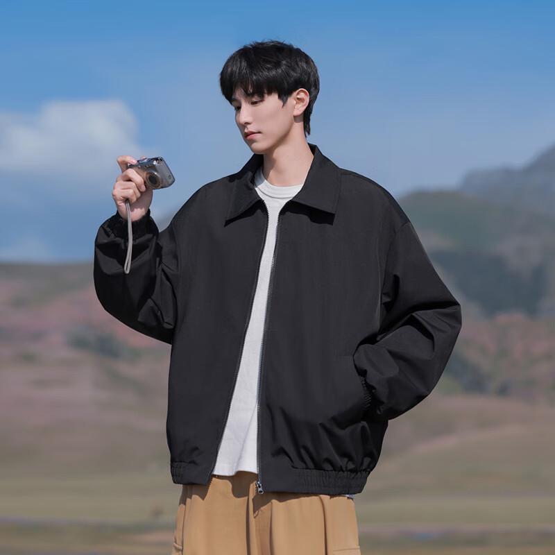 

VUUG Men s Casual Lapel Bomber Jacket 2XL