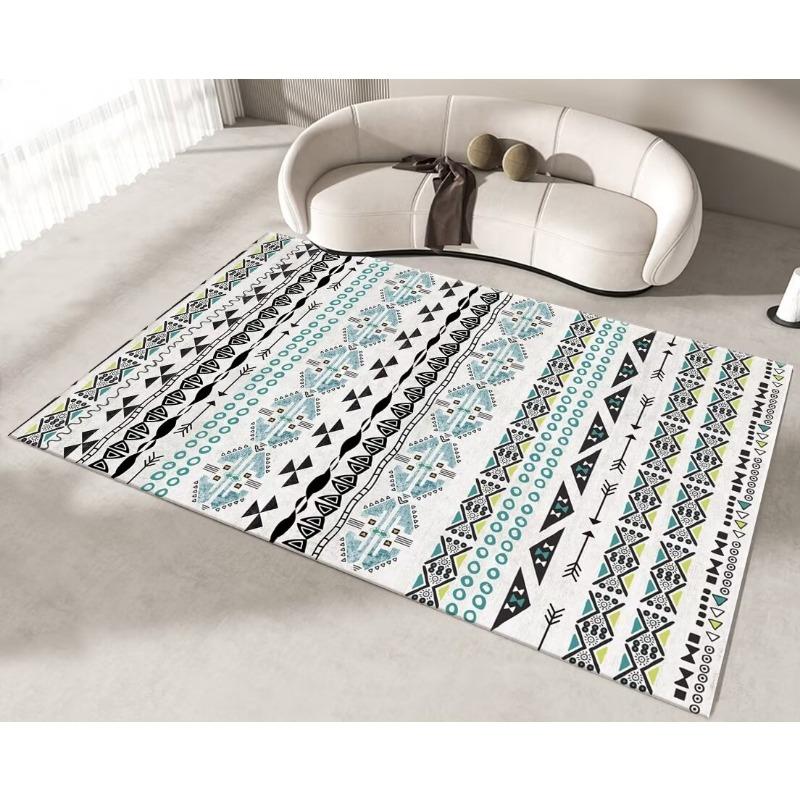 Modern Simple Household Mat Living Room Large Size Luxury Carpet Non-slip Bedroom Bedside Bay Window Rug Washable Kitchen Rug