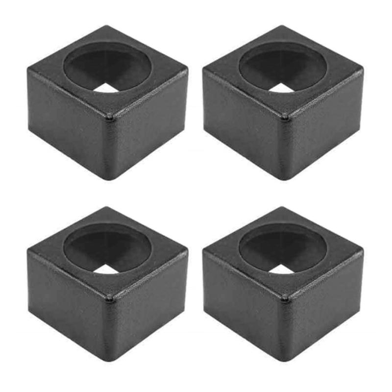 Metal Pipe Sliding Sleeve Fitness Equipment Hollow Plastic Sleeve Glides Square Tube Sleeve Fitness Equipment Accessories