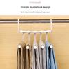 Stainless Steel Multi-Layer Retractable Pants Hanger & Clothes Organizer Rack