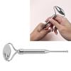 Face Roller Noiseless Double End Stainless Steel Facial Massager for Wrinkles Eye Puffiness Dark Cir