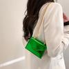 Mini Laser Color Shoulder Bag Cute Chain Lipstick Makeup Pouch Small Square Crossbody Bag