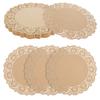 100 Pcs Lace Paper Doilies Tables Round Doilies Trays, Dessert Liners Cup Cake Disposable Paper Placemats Cake Packaging Pads