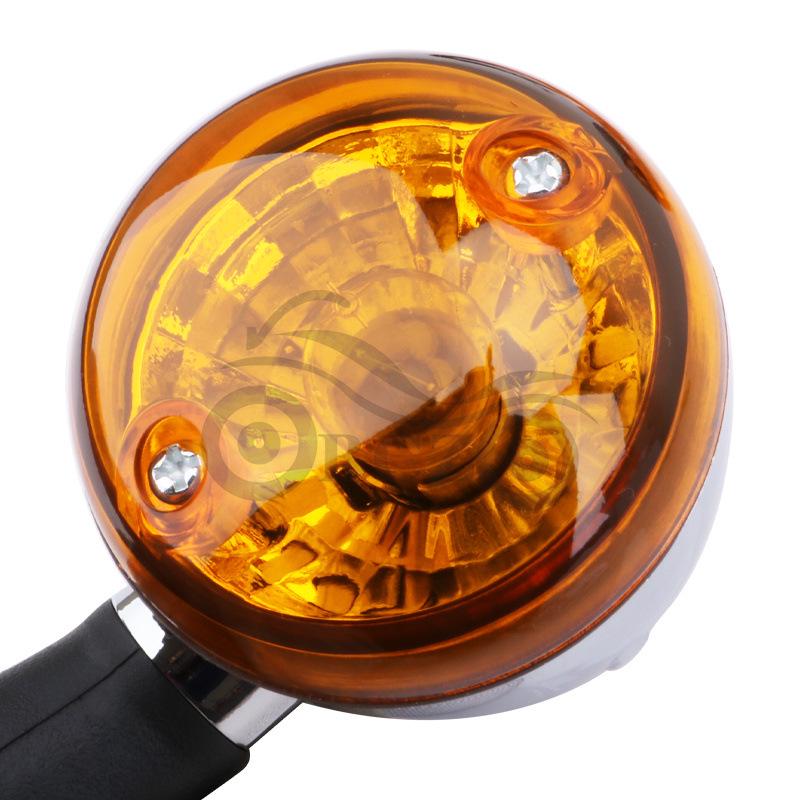 LED Turn Signal Indicators for Indian Scout Motorcycles - Amber Front & Rear Pair