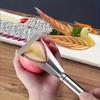 1pc Triangular fruit carving knife, anti-slip groove tool, DIY fruit plate decoration