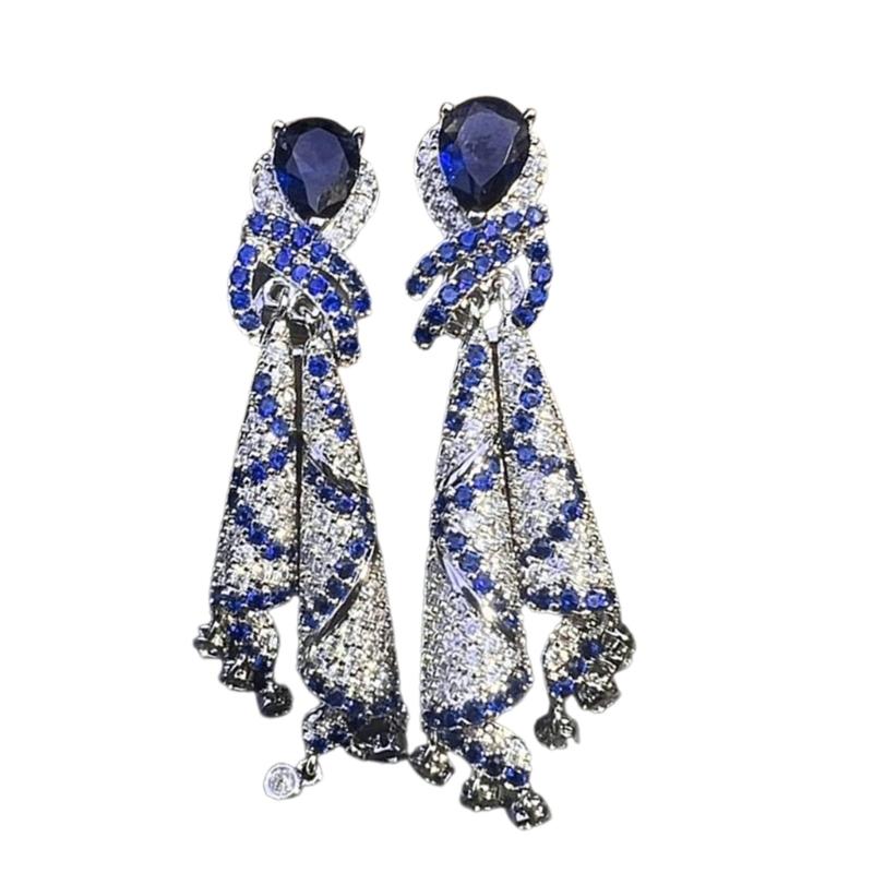 

Trendy Ribbon Earrings Comfortable Earrings Colorful Ear Studs Alloy Texture Suitable for Youthful Fashion Enthusiasts 1