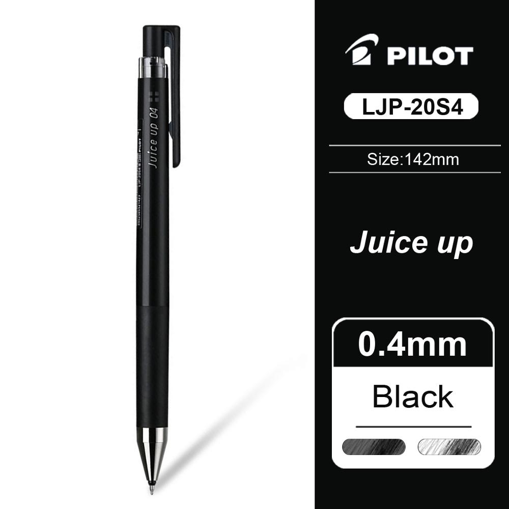 1pcs Pilot Gel Pen Juice Up 0.4mm New ST Nib Black Pen Quick-drying Smooth DIY Hand Account LJP-20S4 School Supplies Stationary