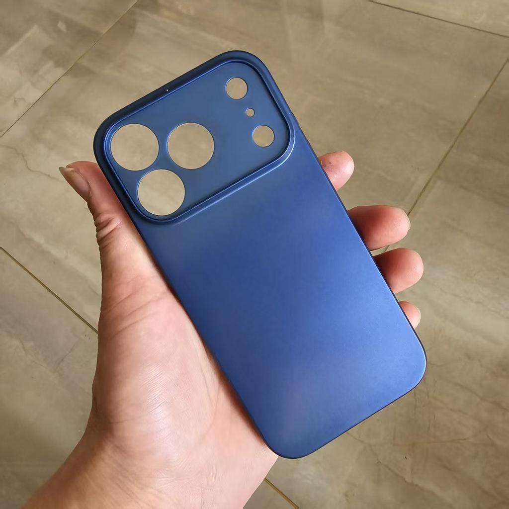 Schlanke matte transluzente Hülle für iPhone 17 Pro Max Air 17Pro 17ProMax Harte PC-Hautfreundliche stoßfeste Schutzhülle