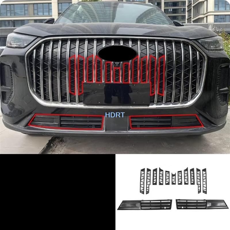 Car Styling Accessories Front Bumper Racing Grills ect Screen Net Water Tank Proof Cover For Chery Tiggo 9X/Ebro S900 2026 +