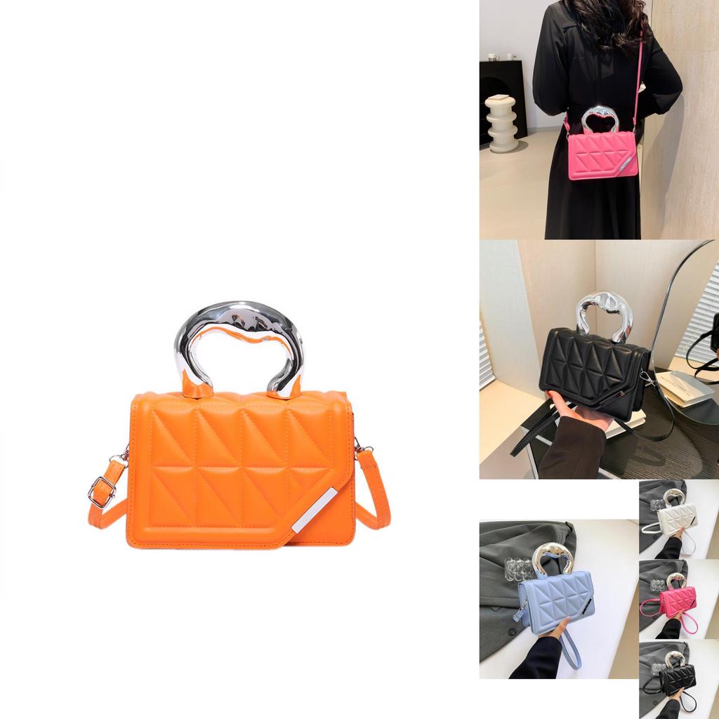 Stylish Minimalist One Shoulder Crossbody Small Square Bag For Casual Outings