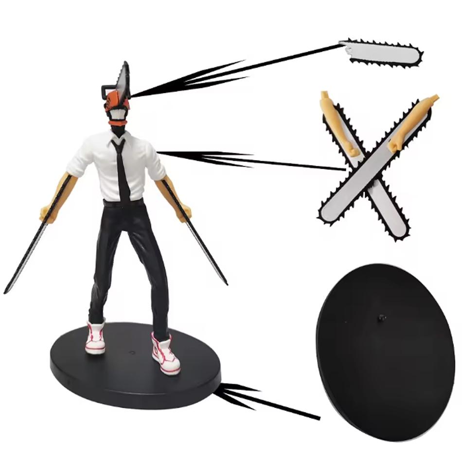 Chainsaw Man Denji Anime Figure Denji/Power Action Figure Chainsaw Man Denji Figurine Adult Collectible Model Doll Toy