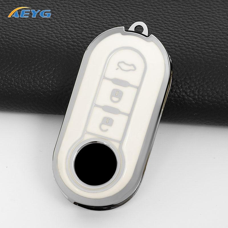 Capa Protetora para Chave de Carro Para FIAT 500 Ducato Punto Panda Lancia Musa Para Citroen Jumper Peugeot Boxer Acessórios