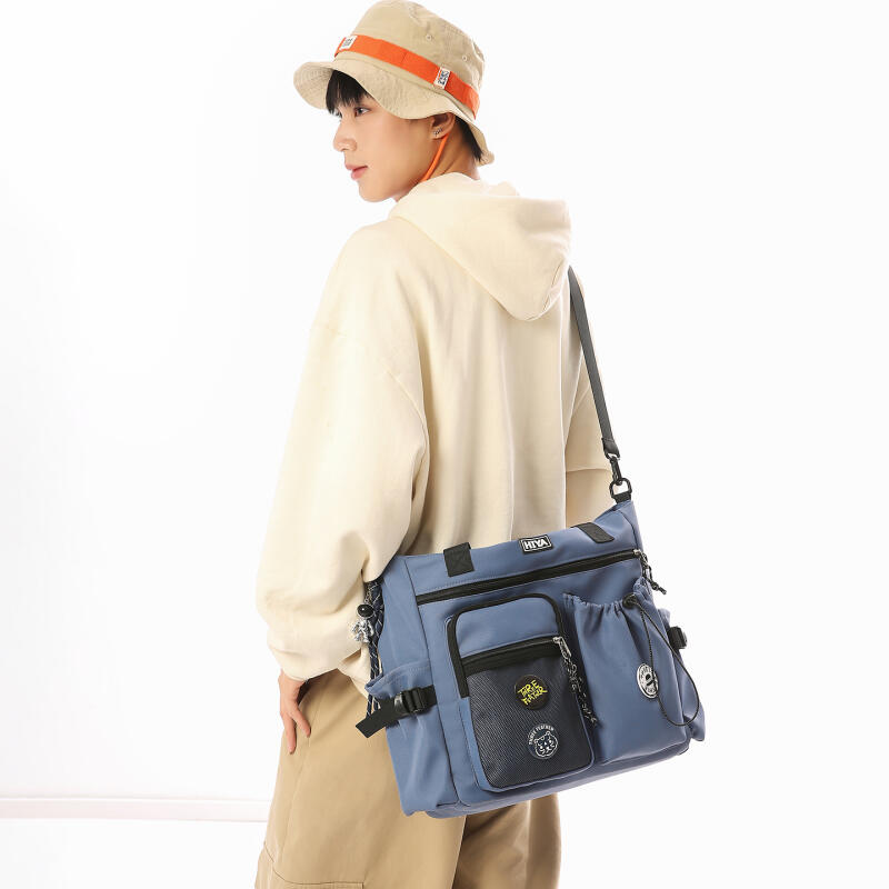 Student Large Capacity Tote Bag Unisex Shoulder Bag