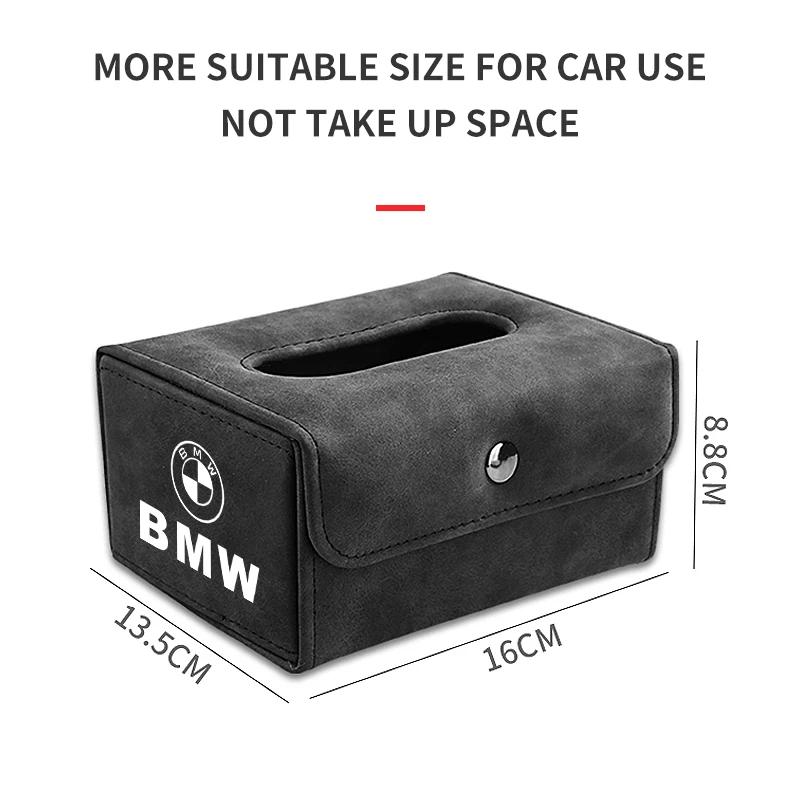 Boîte à mouchoirs portable pour voiture pour BMW M M3 M5 F10 F30 F20 E28 E30 E34 E36 E39 E46 E91 Performance X1 X2 X5 Accessoires pour voiture