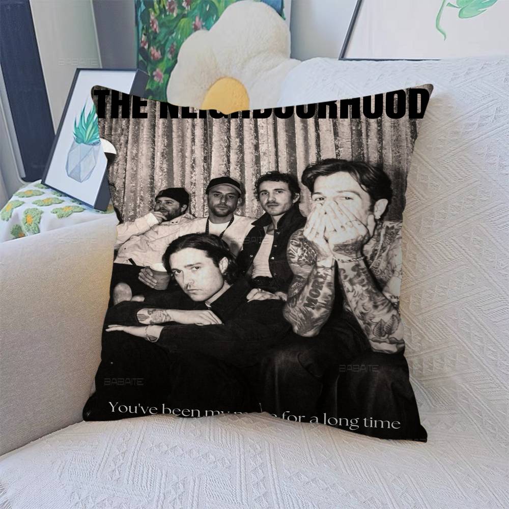 The-Neighbourhood Top Music Albums Cushion Cover Pillow Cover Decor Pillowcase Printed Cushion Case for Couch