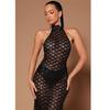 Sexy Evening Dress New Sexy Open Back Party Formal Dress Hot Rhinestone Sequin See-through Dress for Women