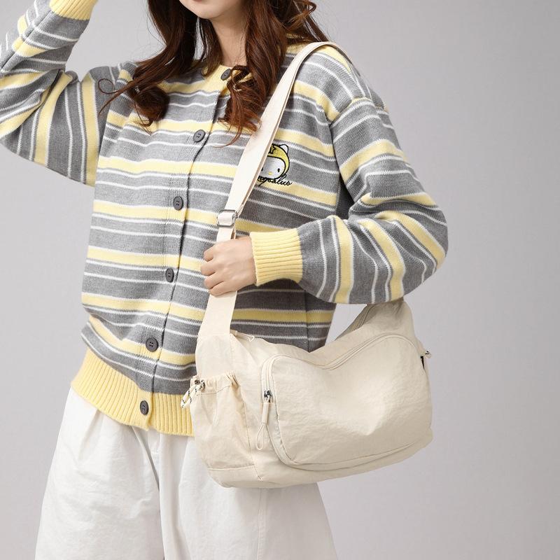 Lazy And Relaxed Mail Carrier Bag Large-Capacity Messenger Bag Women'S Versatile Casual Men And Women Couple Shoulder Bag