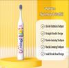 Happily OEM Cartoon Toothbrush for Kids Travel Portable Children's Oral Care Soft Toothbrush With Toothpaste Inside Press Type