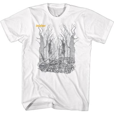 Incubus Abstrakte Bäume Schön, dich kennenzulernen Herren T-Shirt Rockband Konzert Merch