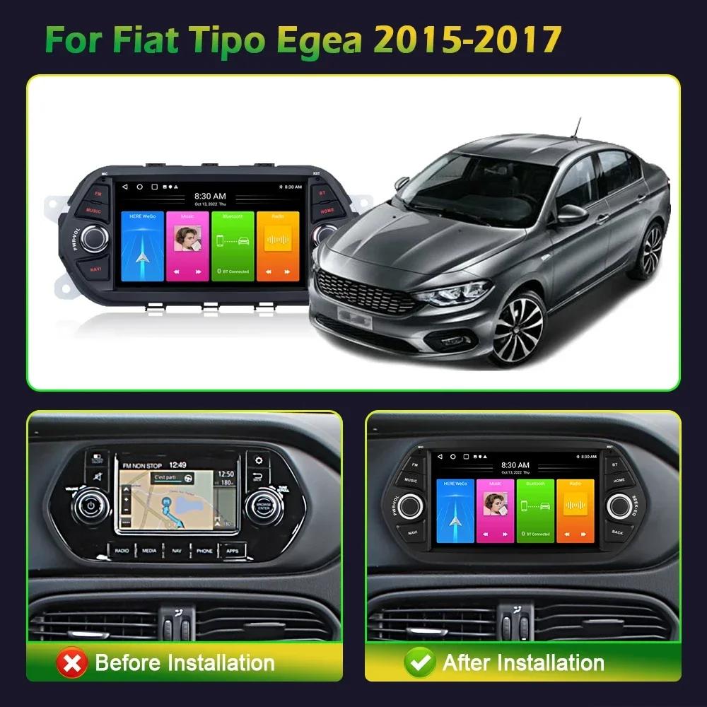 7inch For Fiat Tipo Egea 2015-2017 Android Car Radio Stereo Unit Multimedia Radio Wireless  Carplay Auto Wifi Stereo Screen