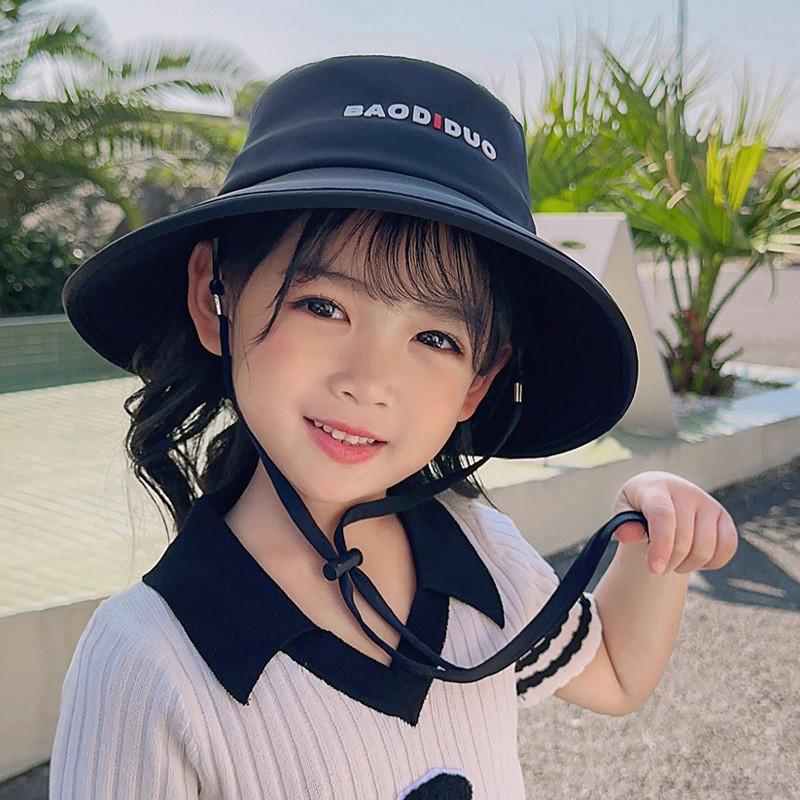 Childrens Summer Sun Hat With Flat Top Design And Cool Ice Silk Fabric For Outdoor Activities