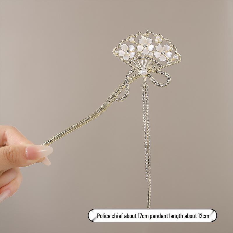 Vintage Chinese Style Hairpin for Updos - Elegant Retro Hair Stick with Tassel for Qipao