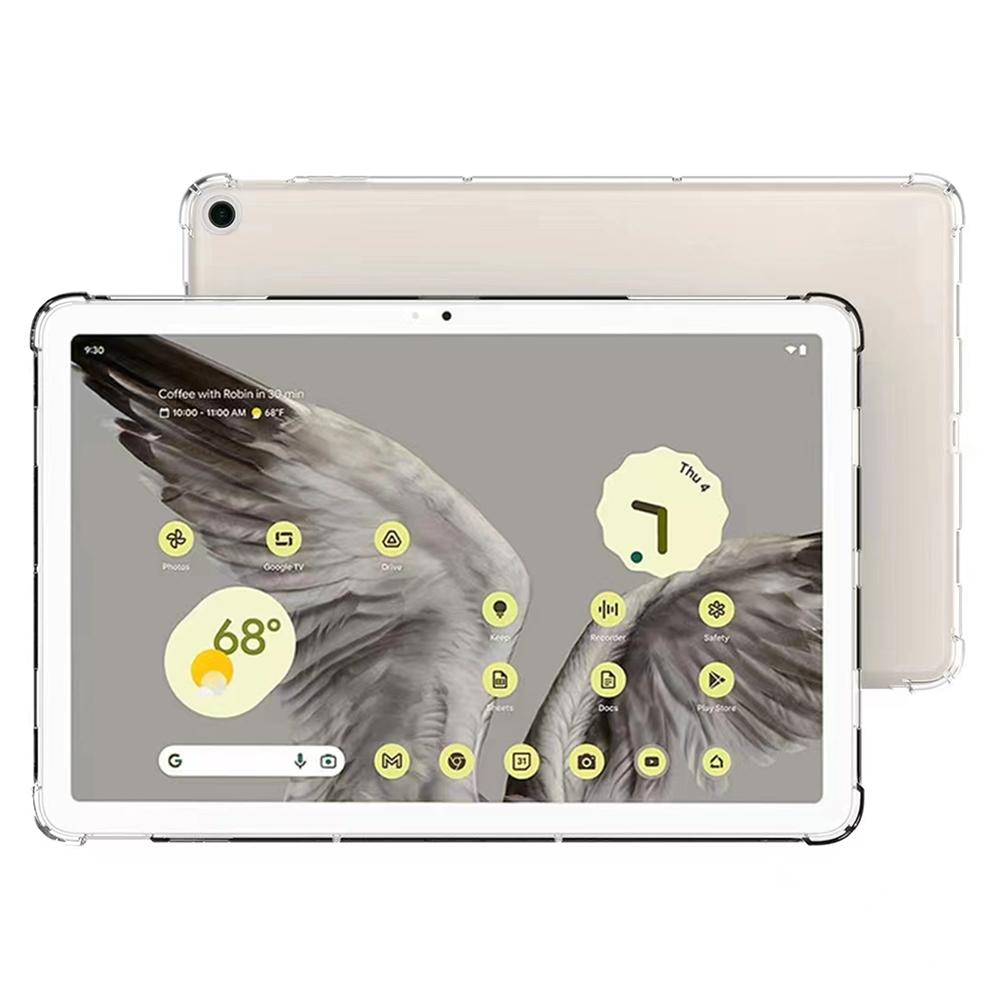 

Transparent Tablet Case for Google Pixel Tablet,Reinforced Corners Anti-drop Soft TPU Cover A