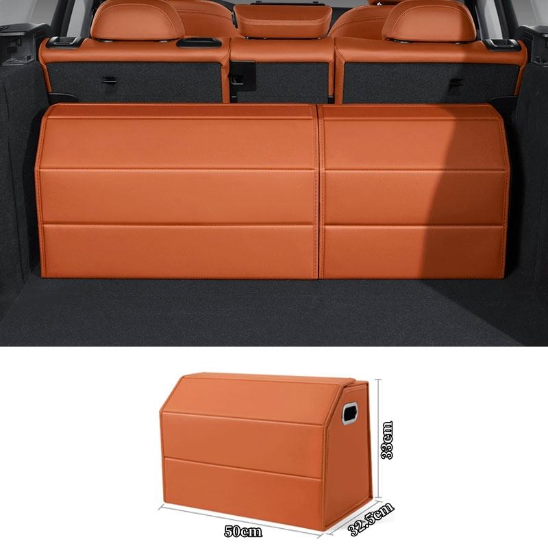 Cutie Organizator Portbagaj Mașină Piele PU Capacitate Mare Pliabilă Depozitare de Urgență Cutie de Depozitare Portbagaj Accesorii Interioare Mașină