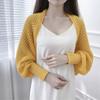 Shawl Summer High End Long Sleeve Thin Knitted Hoodie Hollow Knitted Women's Small Shawl Outer