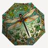 1PC Dragonfly Art Nouveau Umbrella-8-Rib Reinforced, Automatic Open, Lightweight & Durable, Cute Fashion Accessory for Outdoor-P2632