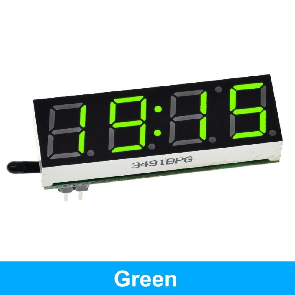 DC 5-30V DIY Thermometer LED Display Voltmeter Module LED RX8025T Digital Clock  DIY Projects