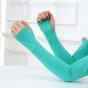 Ice Silk Sunscreen Sleeve for Women Driving Electric Car Summer Sports Outdoor Ultraviolet Anti Light Thin Striped Arm Sleeve for Women