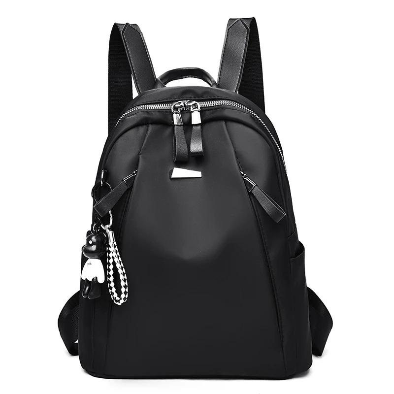2026 New Large Capacity Simple Style Casual Mochila Travel Women Anti-theft Backpack Waterproof Fabric Large Female Shoulder Bag